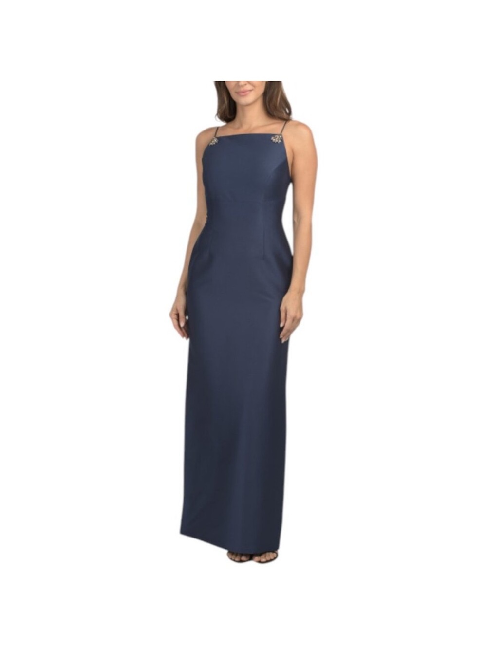 Sachin & Babi Pryce Gown Navy Floor Length Gown Size 0